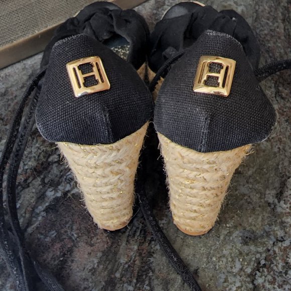 Halston Heritage Open Toe Espadrille Sandals Size 9.5 - Picture 13 of 15